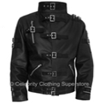 Michael Jackson Real Leather BAD Jacket (All Sizes!) - Click Image to Close